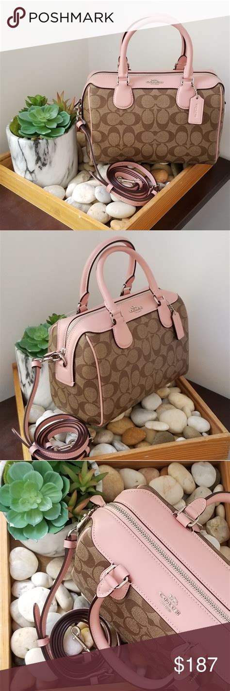 coach mini bennett satchel pink.